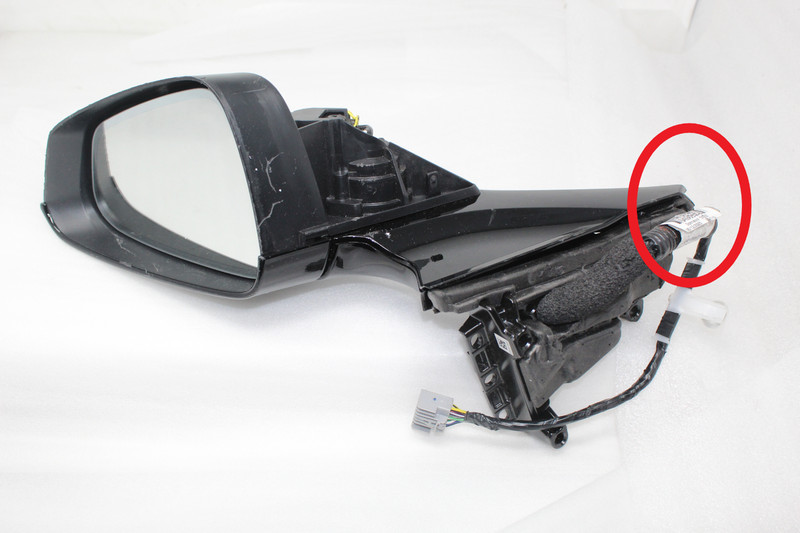 Genuine 2021-23 TESLA MODEL S PLAID MIRROR LEFT DRIVER 1613819-00-F OEM NOTE