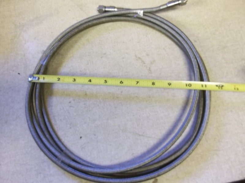 Swagelok Stainless Steel Braided 1/4" Cable 12' Long *FREE SHIPPING*