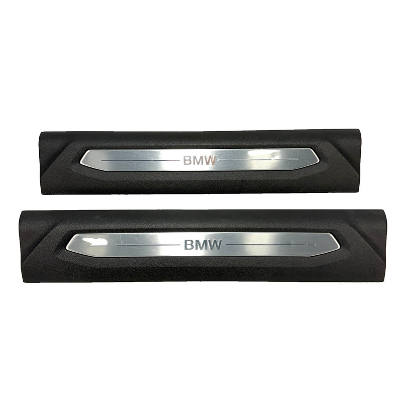 📌2020-2025 BMW F44 228i FRONT LEFT RIGHT DOOR SILL PLATE MOLDING TRIM PAIR OEM