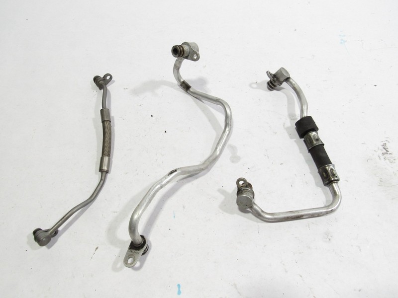 13-19 Mercedes SL550 R231 2013 Turbo Oil Pipe Hose Line Tube Set 3 PCS ;
