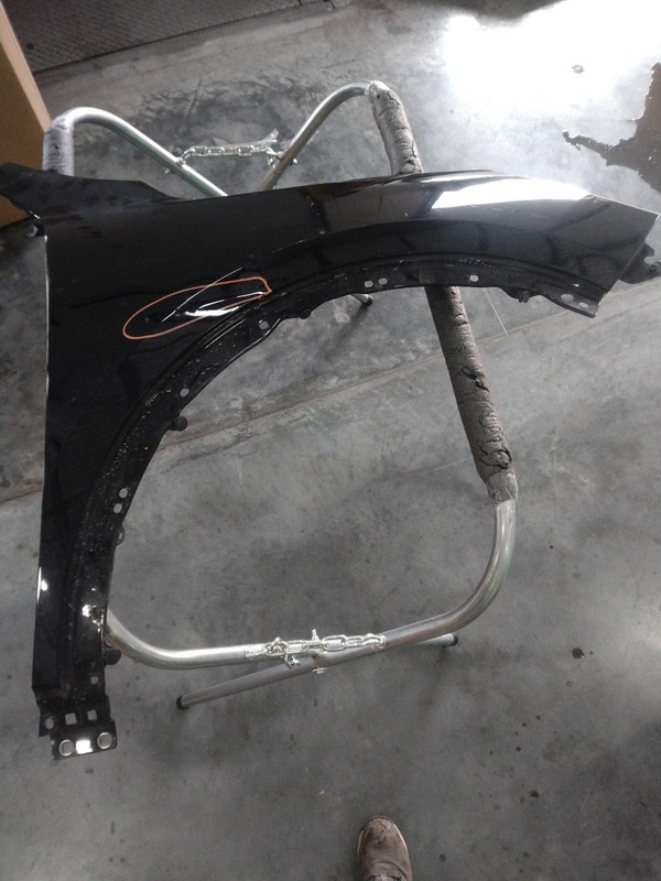 2020 Ford Escape Right Fender Black Dented OEM Used 696575 NJ25-21333-524630