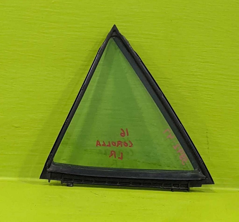 14-18 COROLLA DRIVER LEFT REAR VENT GLASS OEM 3892-47