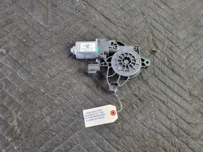2022-2024 Ford Maverick Left Driver Front Door Window Regulator Motor 2.0L OEM