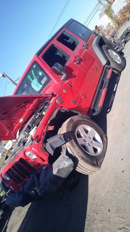 2015 Jeep Wrangler 4WD Drive Axle Assembly OEM 88K Miles Red 530438