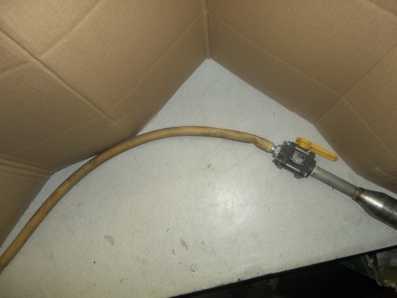 Banjo Ball Valve Assembly w/ Plastic Pipe VL1001 QPP4E5162, Tank Broken