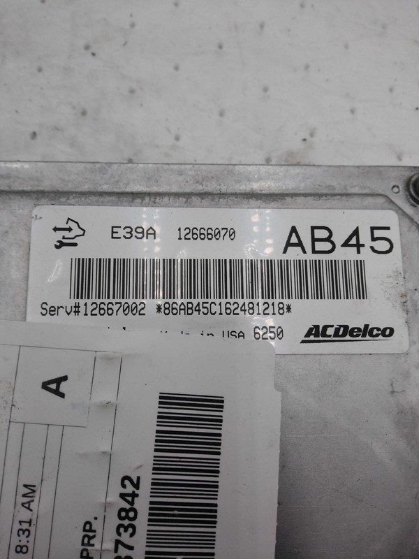 2017 Chevrolet Impala Engine Control Module ECM 12667002 Used 132K Miles