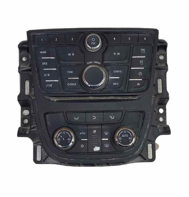 12 17 BUICK VERANO RADIO DISPLAY CONTROL PANEL ASSY OEM 22945173