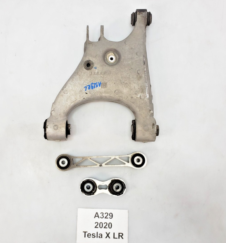 ✅ 2016-2020 OEM Tesla Model X Rear Left Driver Lower Upper Control Arm SET Of 3