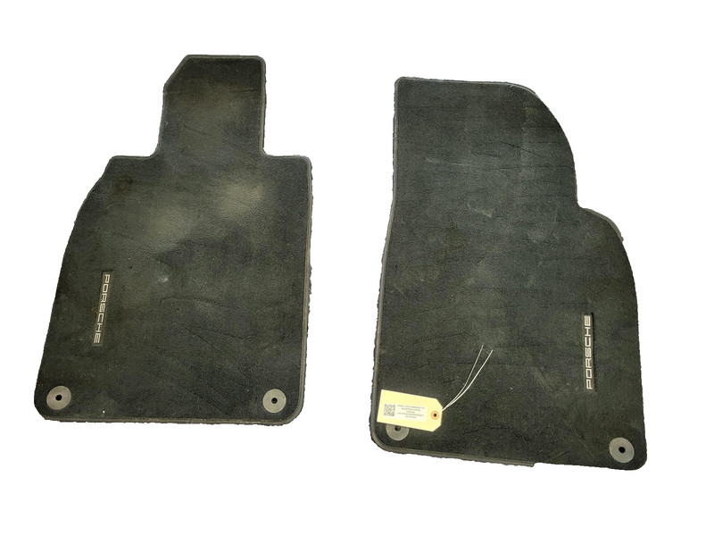 PORSCHE BOXSTER 718 Front Right Passenger & Left Driver Floor Mat USED OEM 17-24