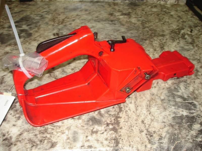 Solo 644 throttle handlegas tankchainsaw part only bin 470#1