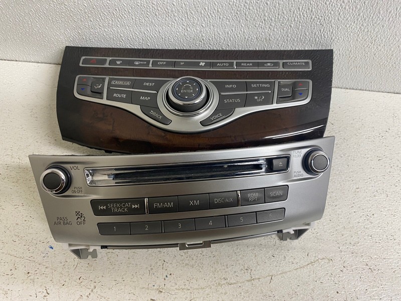 2013 Infiniti JX60 Radio Stereo Button Control Panel Trim Cover 283953JA7A Oem
