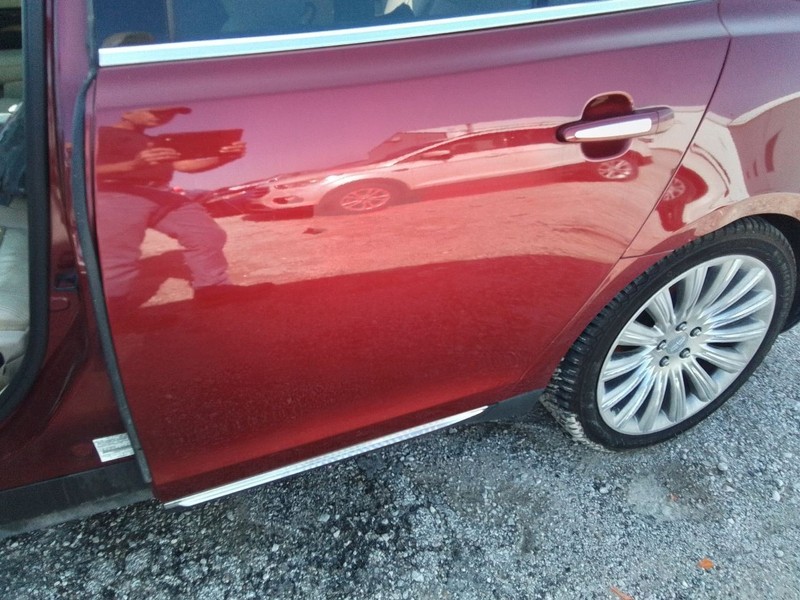 Driver Rear Side Door Tinted Glass Lower Side Moulding Fits 09-16 MKS 3486455