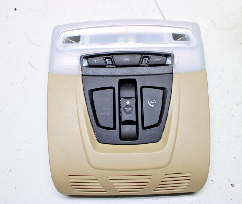BMW 320i 328i F30 ROOF OVERHEAD CONSOLE DOME LIGHT LAMP SWITCH OEM 2012 - 2018