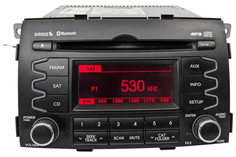 2011 2012 2013 Kia Sorento MP3 Single CD Satellite Bluetooth Radio Receiver OEM