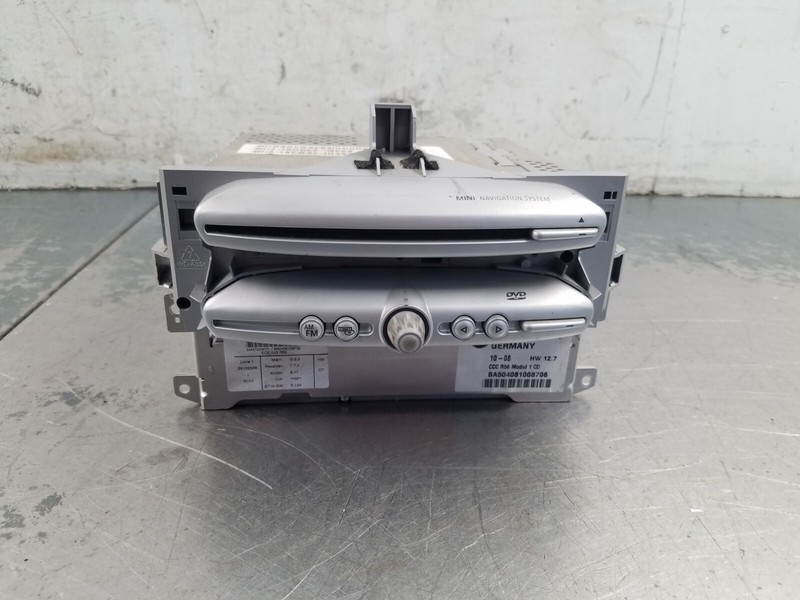 2009 Mini John Cooper Works Nav XM Radio DVD Receiver #7162 VV5