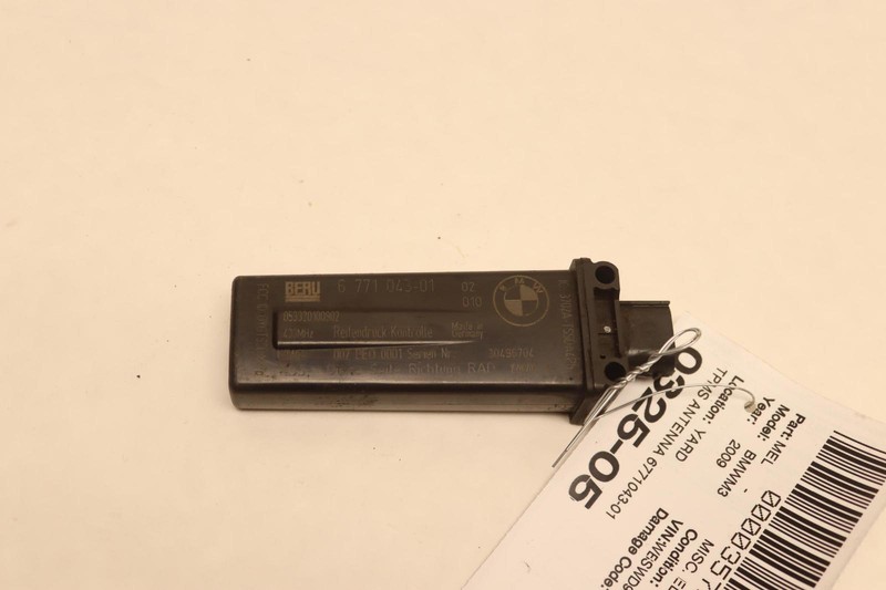 2008-2009 BMW M3 E92 E93 TPMS TIRE PRESSURE SENSOR ANTENNA MODULE UNIT OEM