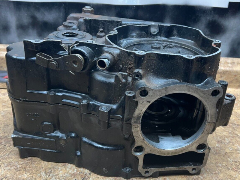 1986 Yamaha XT350 Engine Motor Crank Case Cases Block Bottom End XT 350 86