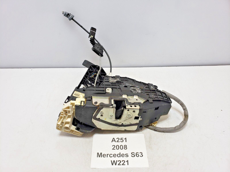 ✅ 07-13 OEM Mercedes W221 S550 Front Left Side Exterior Door Handle W/ Lock