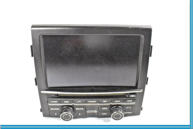 11-16 Porsche Cayenne 958 Navigation GPS Radio CD Player Display Assembly OEM