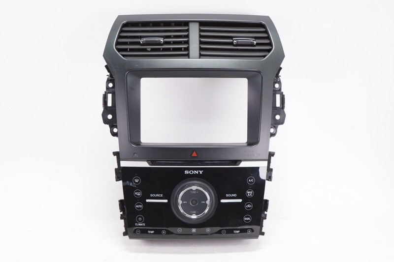 FORD EXPLORER Heater Climate Radio CD Control Dash Bezel SONY OEM 2011 - 2015
