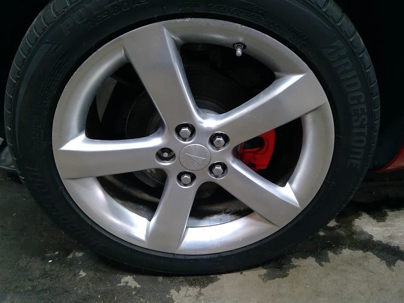 Rim Wheel 18x8 5 Spoke Polished Opt QF8 Fits 06-08 SOLSTICE 1765716