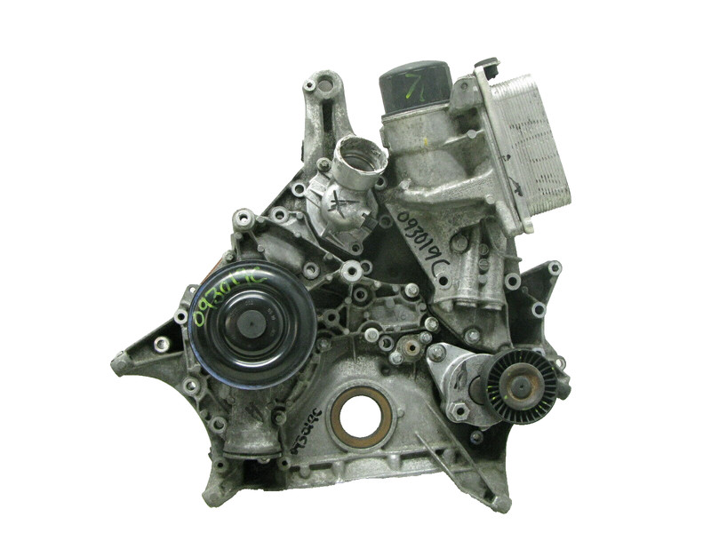 06-09 MERCEDES W209 CLK350 LOWER TIMING COVER OIL FILTER HOUSING COOLER 093019C
