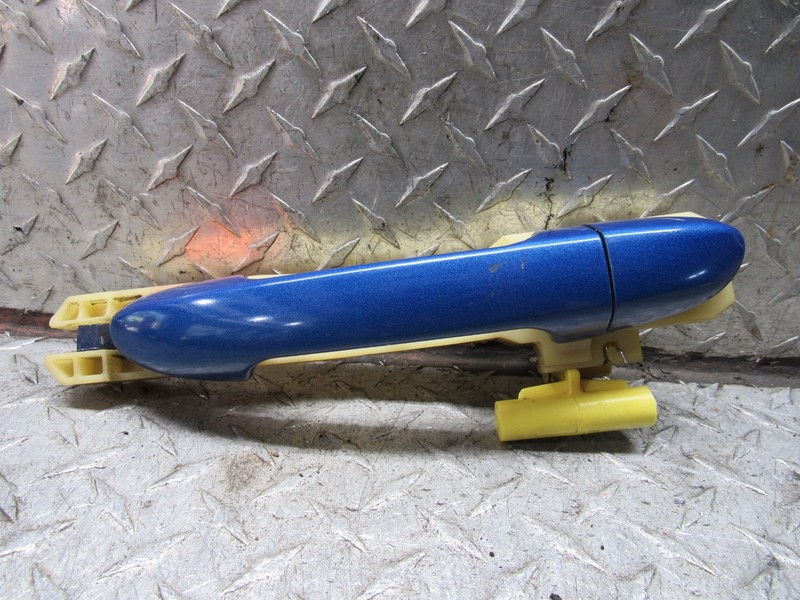 2004-2009 KIA SPECTRA RIGHT PASSENGER REAR DOOR HANDLE ASSEMBLY EXTERIOR BLUE