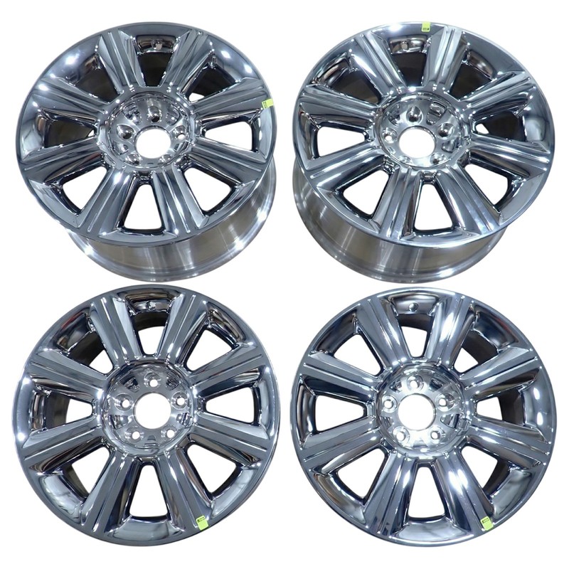 (4) 07-09 Lincoln MKX 18" Wheel Rims 8A1Z1007C Chrome Clad 3675 OEM Factory