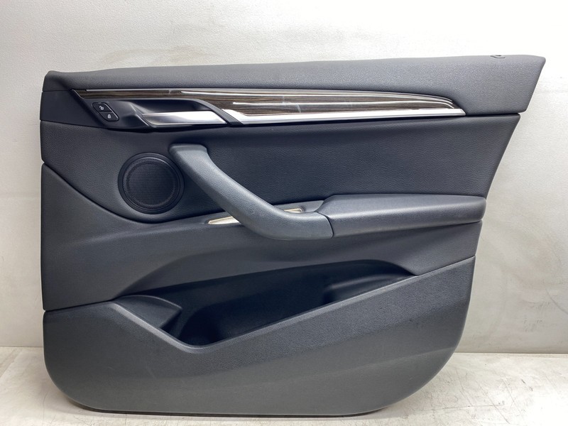2016-2019 BMW X1 RIGHT FRONT INTERIOR DOOR CARD PANEL TRIM BLACK OEM