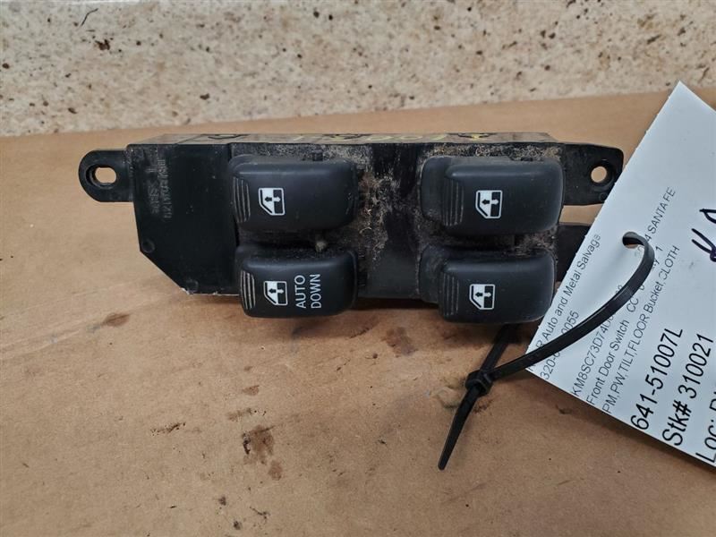 Driver Front Door Switch Driver's Window Master Fits 01-06 SANTA FE 282279