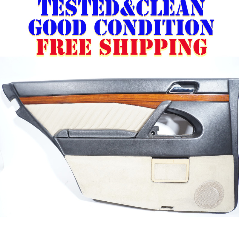 94 95 96 97 98 99 MERCEDES S420 REAR LEFT DRIVER SIDE DOOR PANEL TRIMOEM
