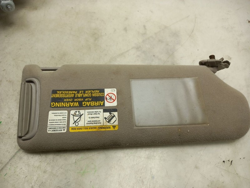 01 02 03 04 TOYOTA SEQUOIA SR5 DRIVER LEFT SUN VISOR GRY-LB11