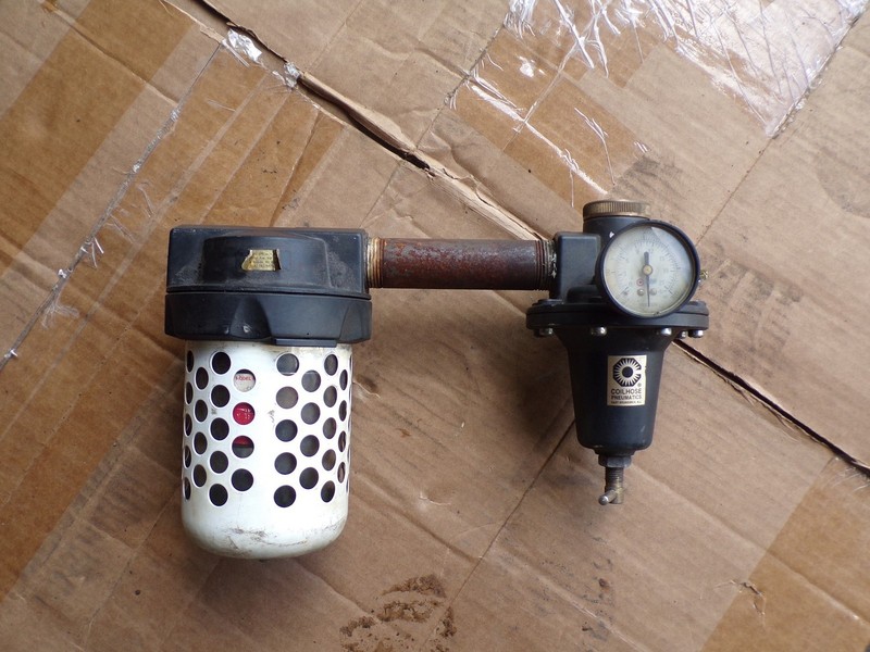 Coalescing Filter w/ Metal Bowl & Coilhose 8808M 1" HD Series Regulator