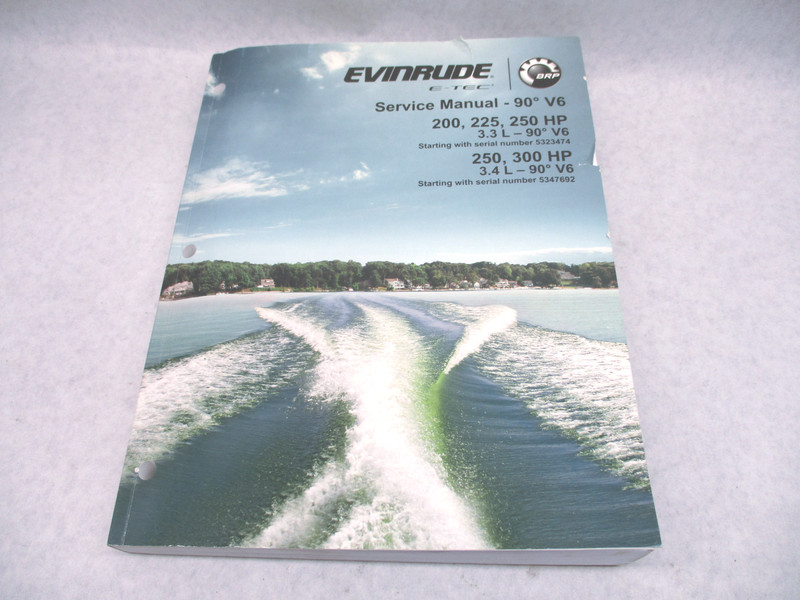 5009011 BRP Evinrude Outboard Service Repair Manual E-Tec 200-300 HP 90 Deg 2013