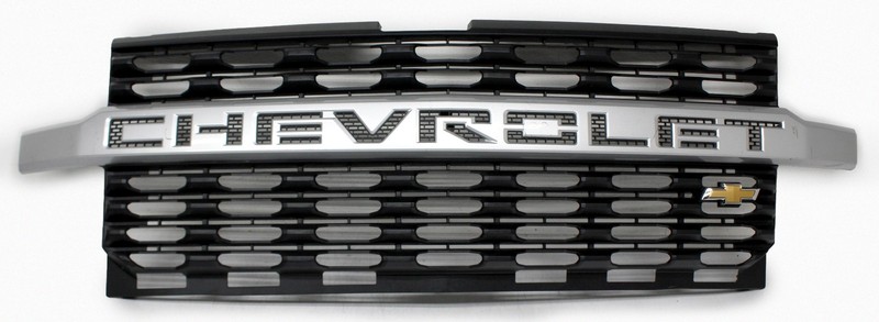 OEM Grille For Chevy Silverado 1500 Custom Silver Ice (GAN, WA636R) 84401138