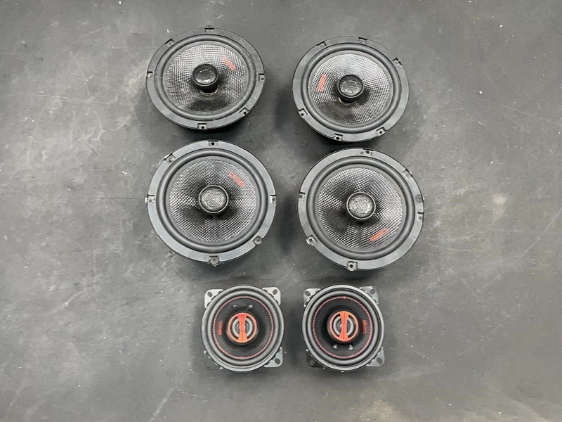 6PC Speakers DS18 Set 2018 Jeep Wrangler