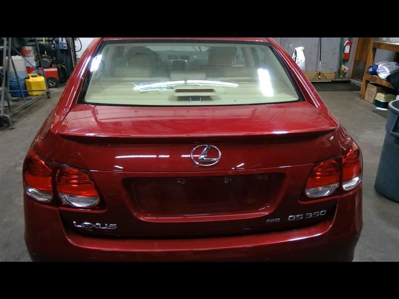 Trunk Decklid Red Paint Code 3R1 Without Spoiler Fits 07-11 LEXUS GS350 772163