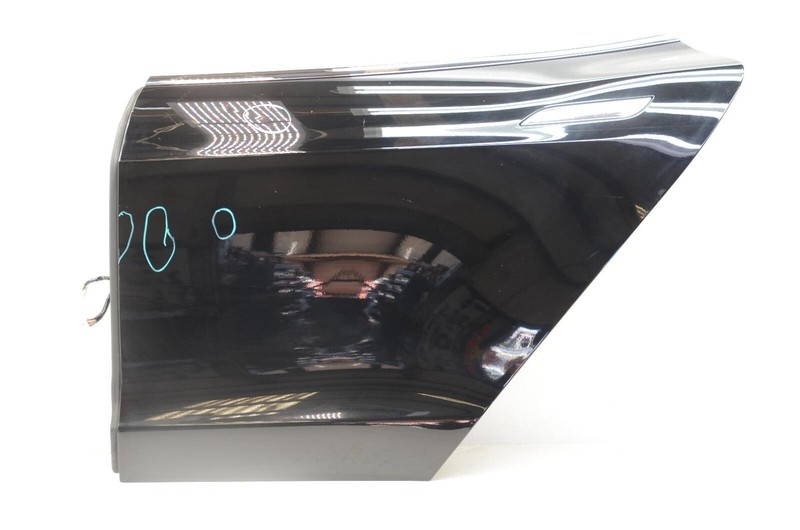 12-16 Tesla Model S Black Driver Left Rear Door Assembly