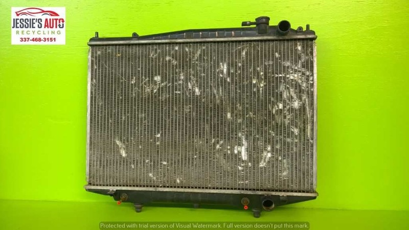 00 01 02 NISSAN FRONTIER XE 2.4L AT RADIATOR OEM 2118-114