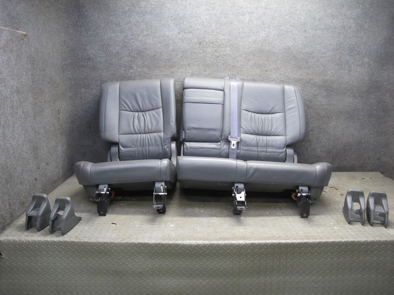 2003-2004 LEXUS UZJ120L GX470 REAR SECOND 2ND ROW RIGHT & LEFT SEAT SET GRAY