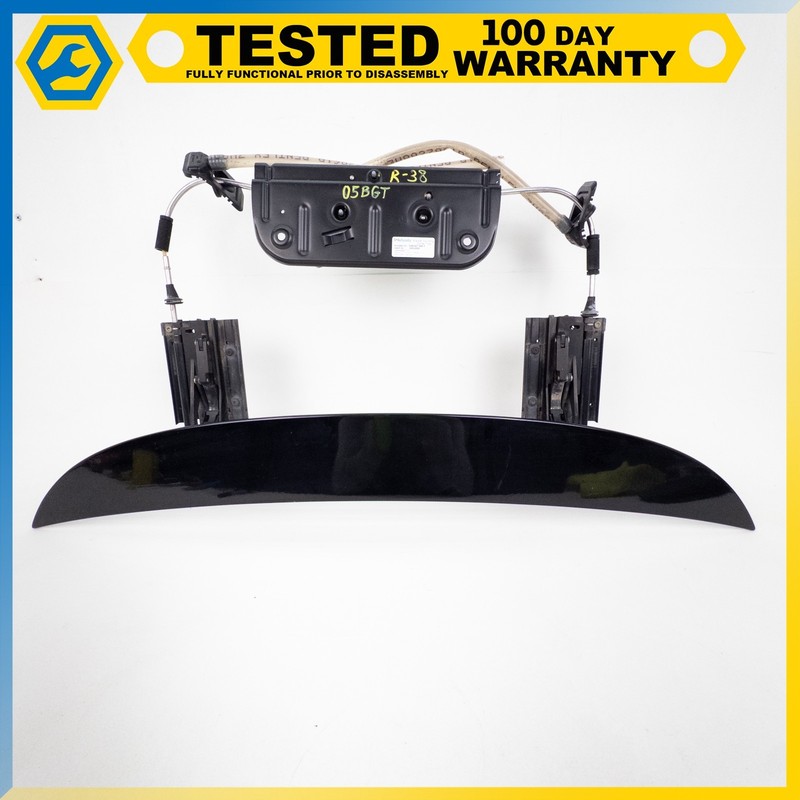 04-10 BENTLEY CONTINENTAL GT COUPE TRUNK DECK LID SPOILER WING PANEL W MOTOR OEM