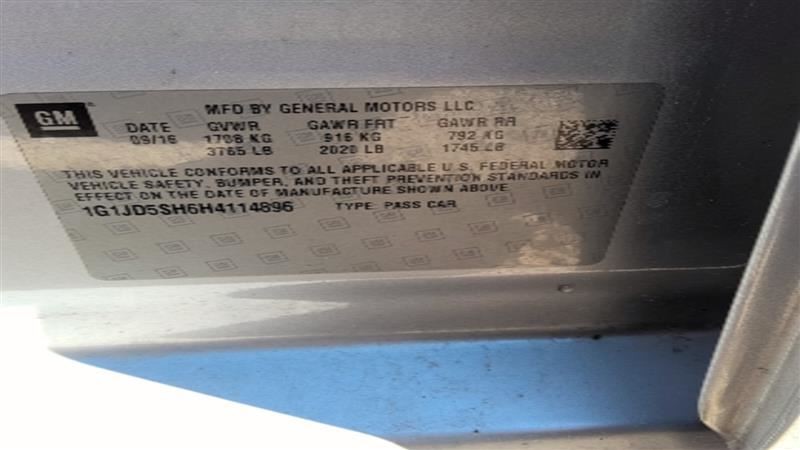 AC Compressor Fits 13-18 SONIC 1494360
