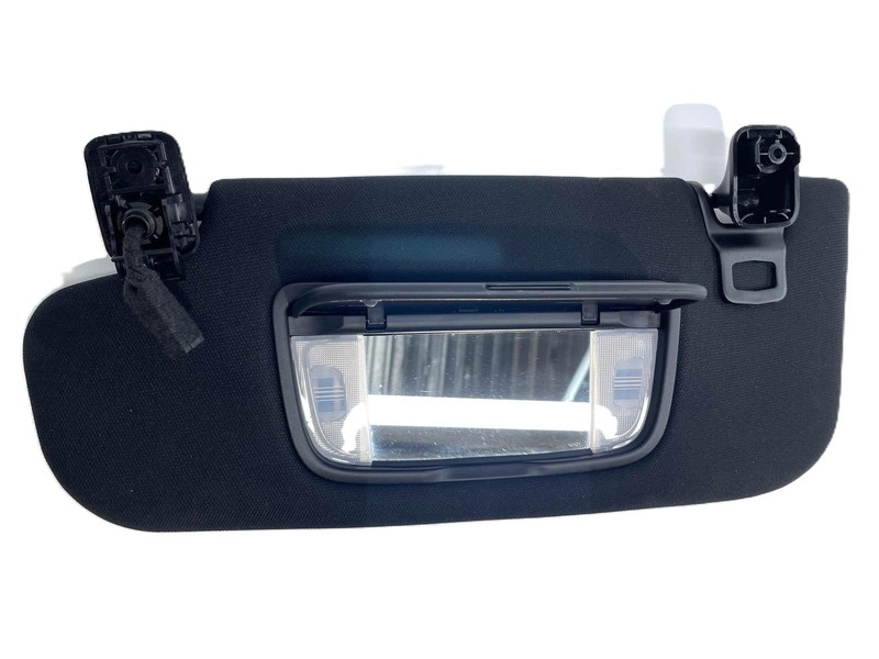 2017-2020 Lincoln Continental RH Passenger Sun Visor Illuminated Black Cloth OEM