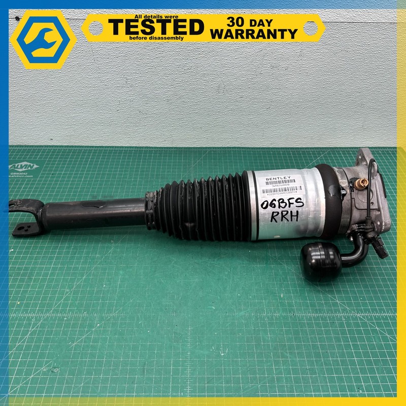 06-12 BENTLEY Flying Spur REAR RIGHT AIR SUSPENSION SHOCK ABSORBER STRUT OEM