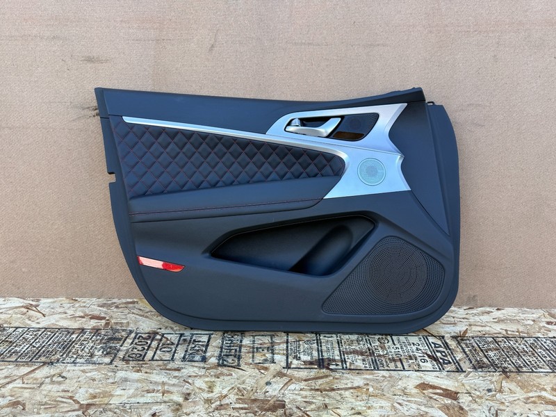 GENESIS G70 2019-2026 OEM FRONT LEFT DRIVER DOOR PANEL ASSEMBLY (BLACK)