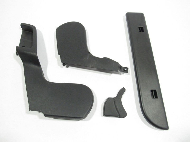 11-18 Porsche Cayenne 2017 Rear Left Driver Seat Track Cover Trim Set 4 PCS ;:Y