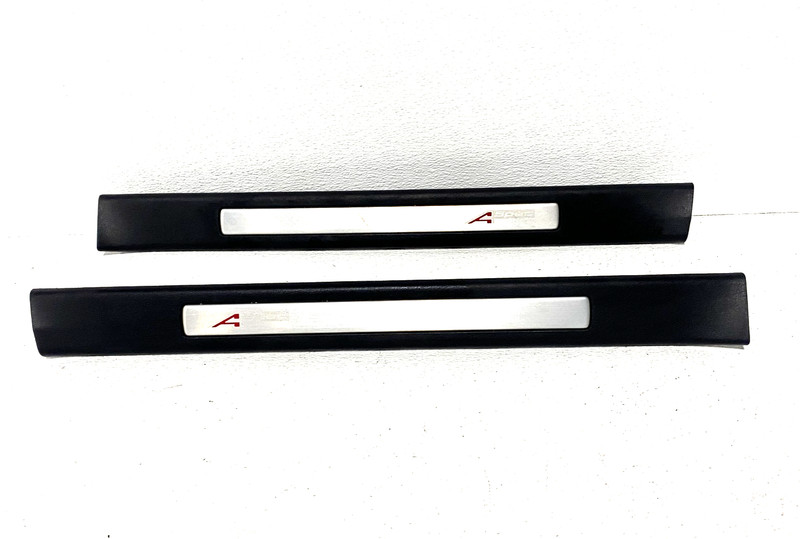 18-20 ACURA TLX A-SPEC FRONT LEFT & RIGHT SIDE SILL SCUFF PLATE TRIM OEM #A0.39