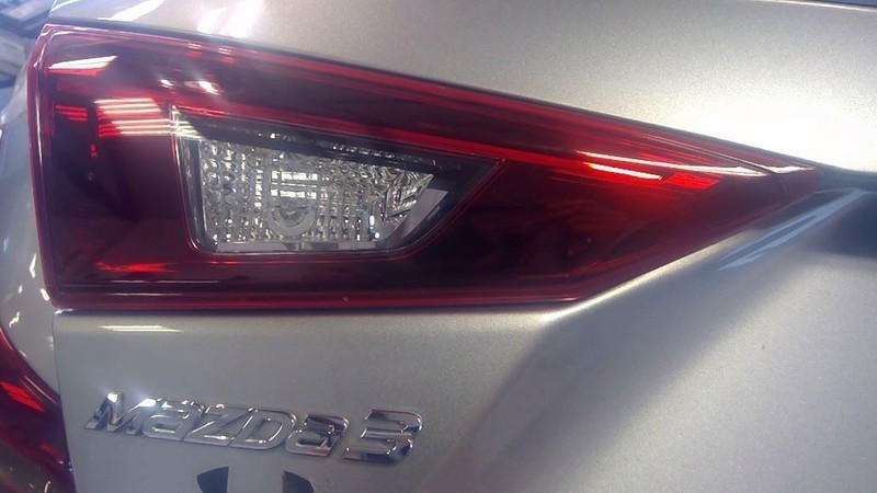 Driver Tail Light Sedan Decklid Mounted Fits 14-18 MAZDA 3 3525205