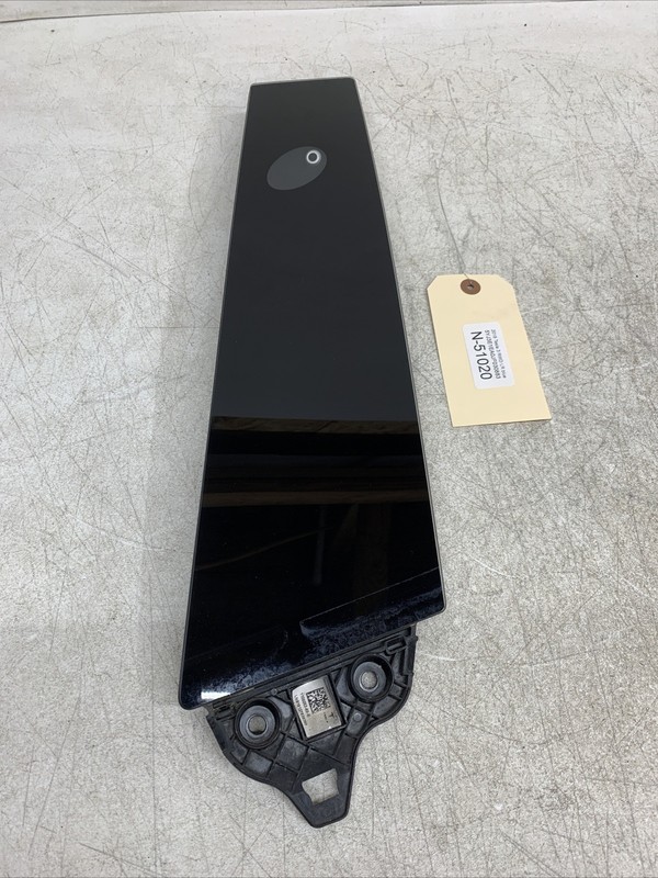 17-23 Tesla 3 LH Exterior B Pillar Glass Trim W/ Camera 1100437-00-B 51020 B57