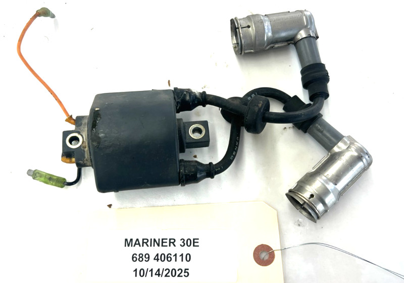 1990 Yamaha 30hp Outboard Motor 2-Cylinder Coil Assembly OEM 689-85570-21-00